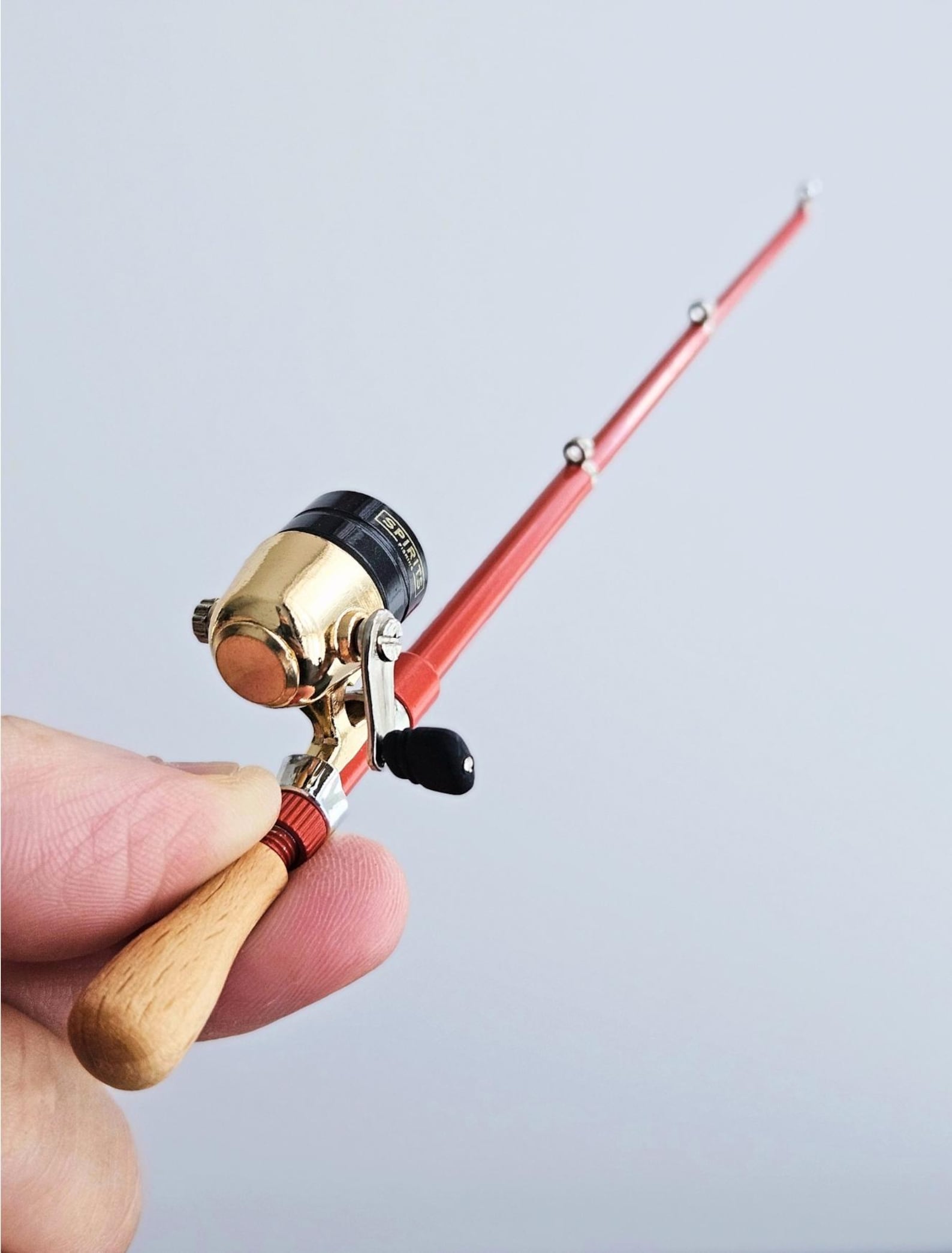 Mini Catch Real Catch! Miniature Mini Fishing Gear Mascot - Fishing Rod, Reel ...