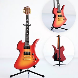 1/8 Scale Miniature Musical Instrument Guitar Collection - Etsy