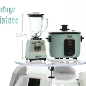 Toffy Dollhouse Miniature Kitchen Home Appliance Blender and Rice cooker