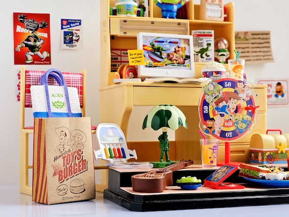 SALE Rare Re-ment Dollhouse Miniature Pixar Toy Story Happy Toy