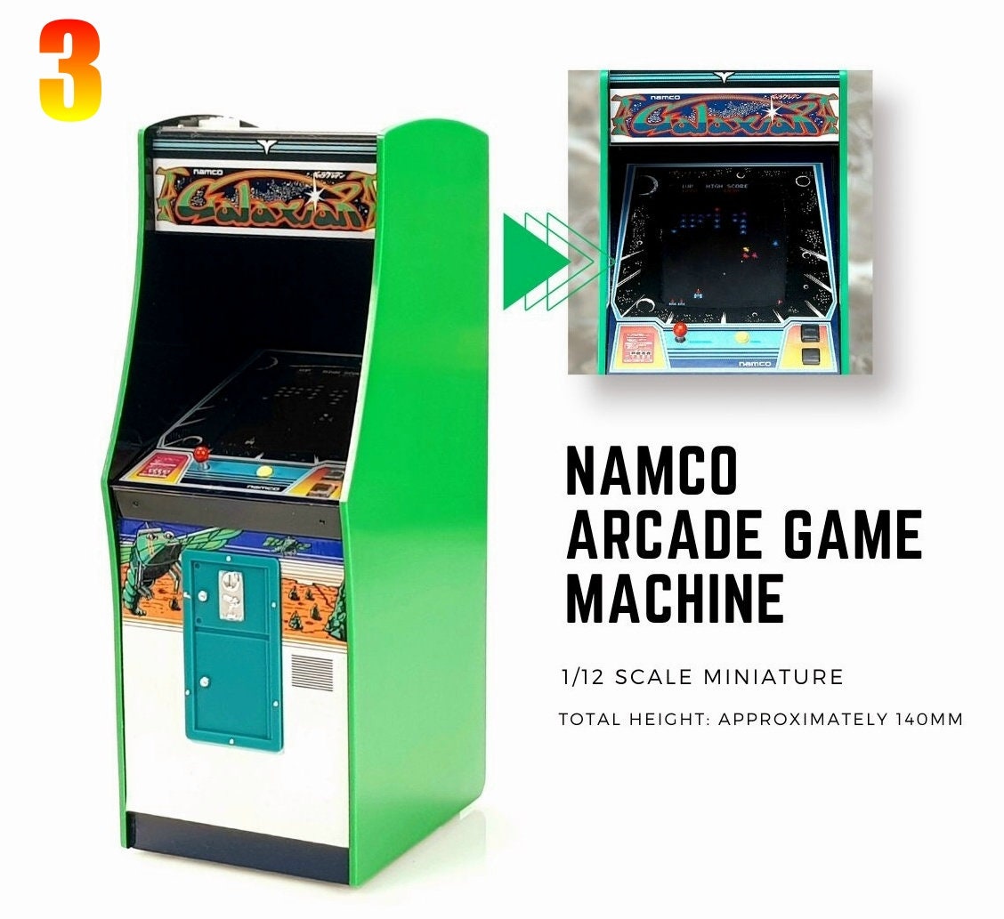 SALE 1/12 Scale Miniature NAMCO Arcade Game Machine Collection for ...