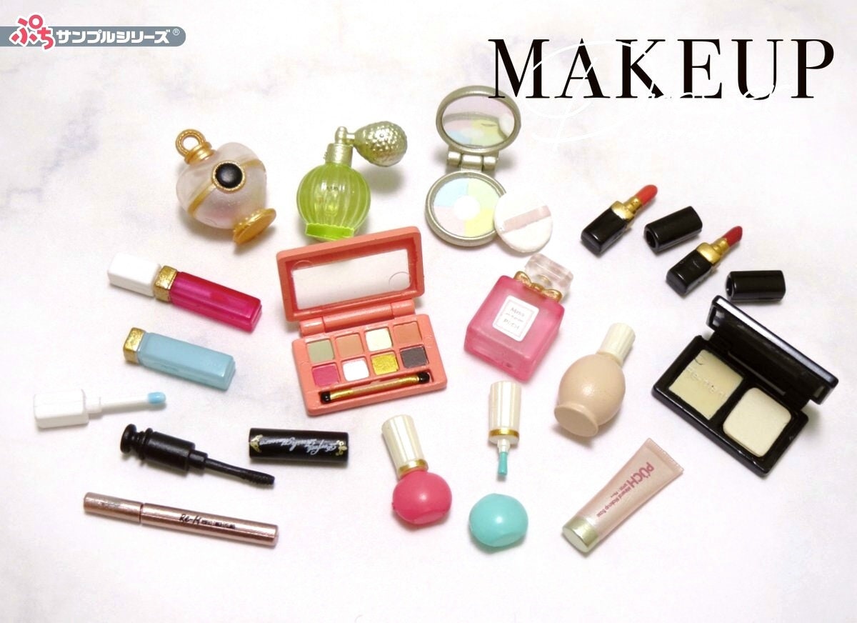 セット　ミニチュア　ドールハウス　リーメント　化粧水　マスカラ　口紅　化粧品 1/12 1/6スケール リーメントドールハウスミニチュア ぷちサンプル