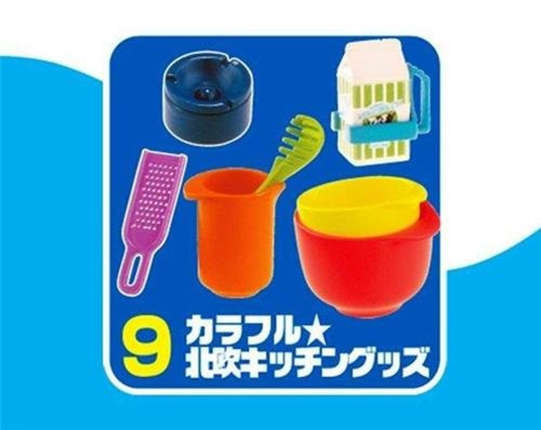 Rement Miniature Kawaii Kitchen 9 colorful Nordic Kitchen Goods Etsy