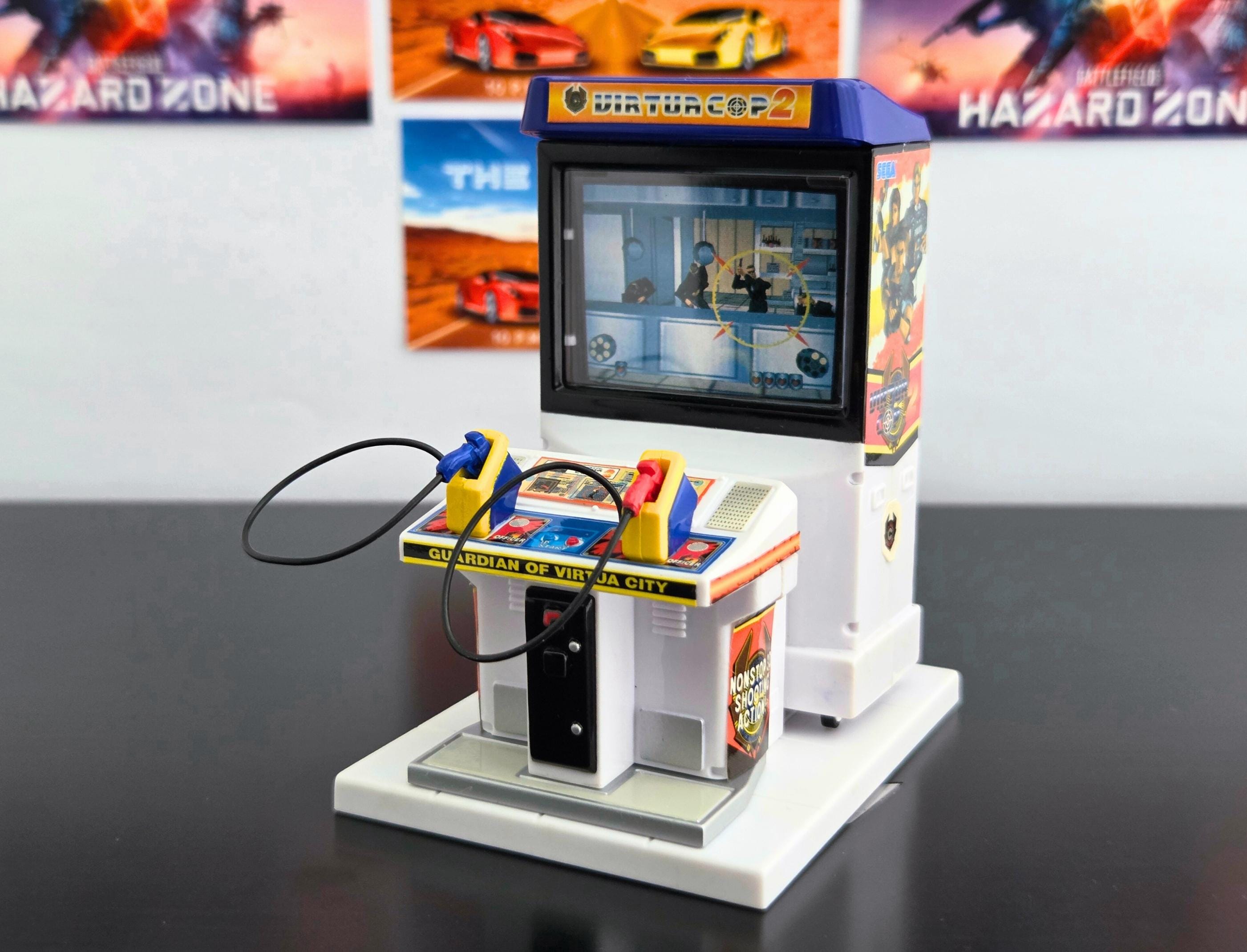 SALE Rare SEGA Dollhouse Miniature Diorama Retro Arcade Game
