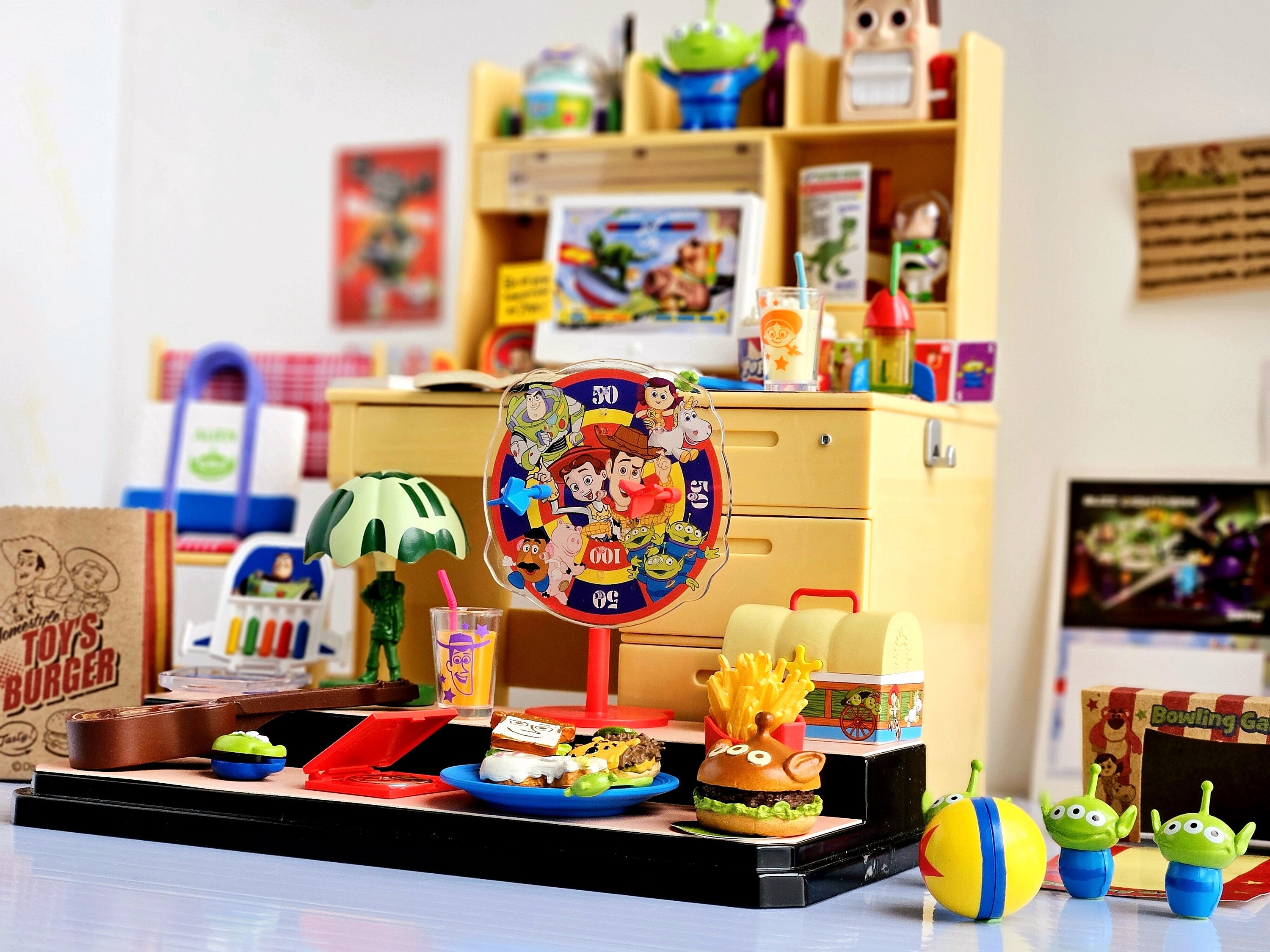 SALE Rare Re-ment Dollhouse Miniature Pixar Toy Story Happy Toy