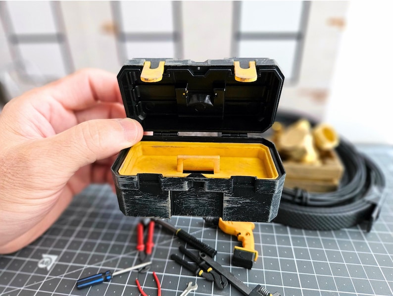 Diorama Miniature DIY Mini Power Tools and Tools Box - Etsy