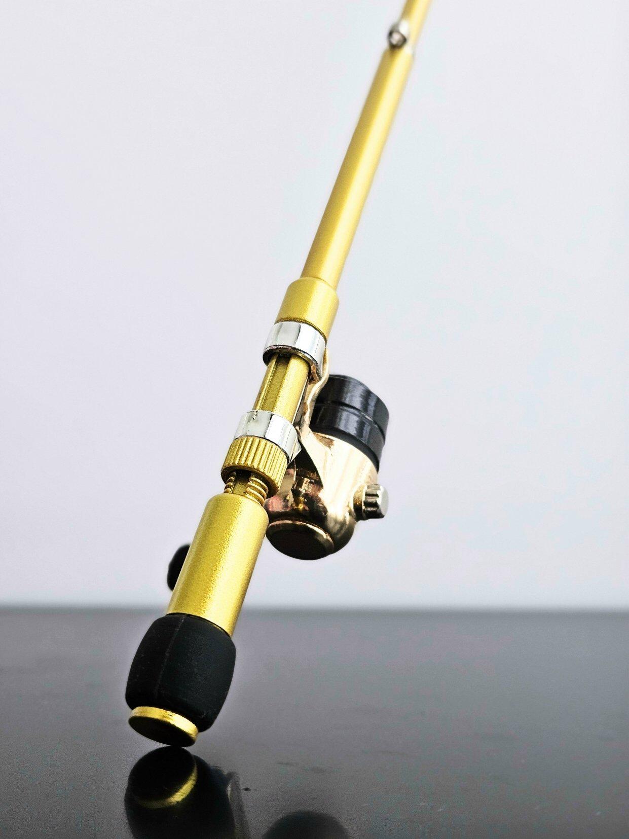 Mini Catch Real Catch! Miniature Mini Fishing Gear Mascot - Fishing Rod, Reel ...