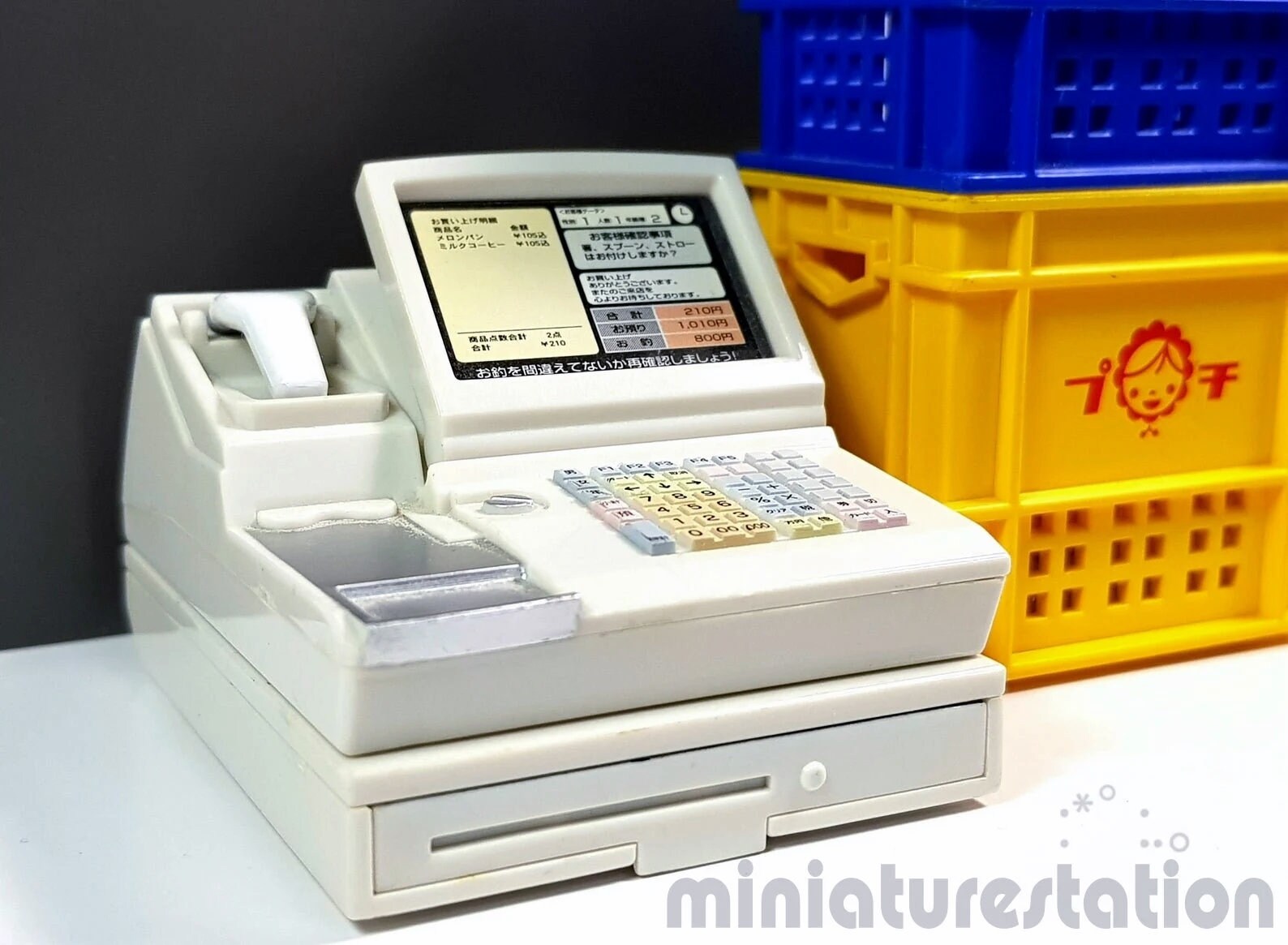 Re-ment Dollhouse Miniature Convenience Store Cashier - Cash Register ...