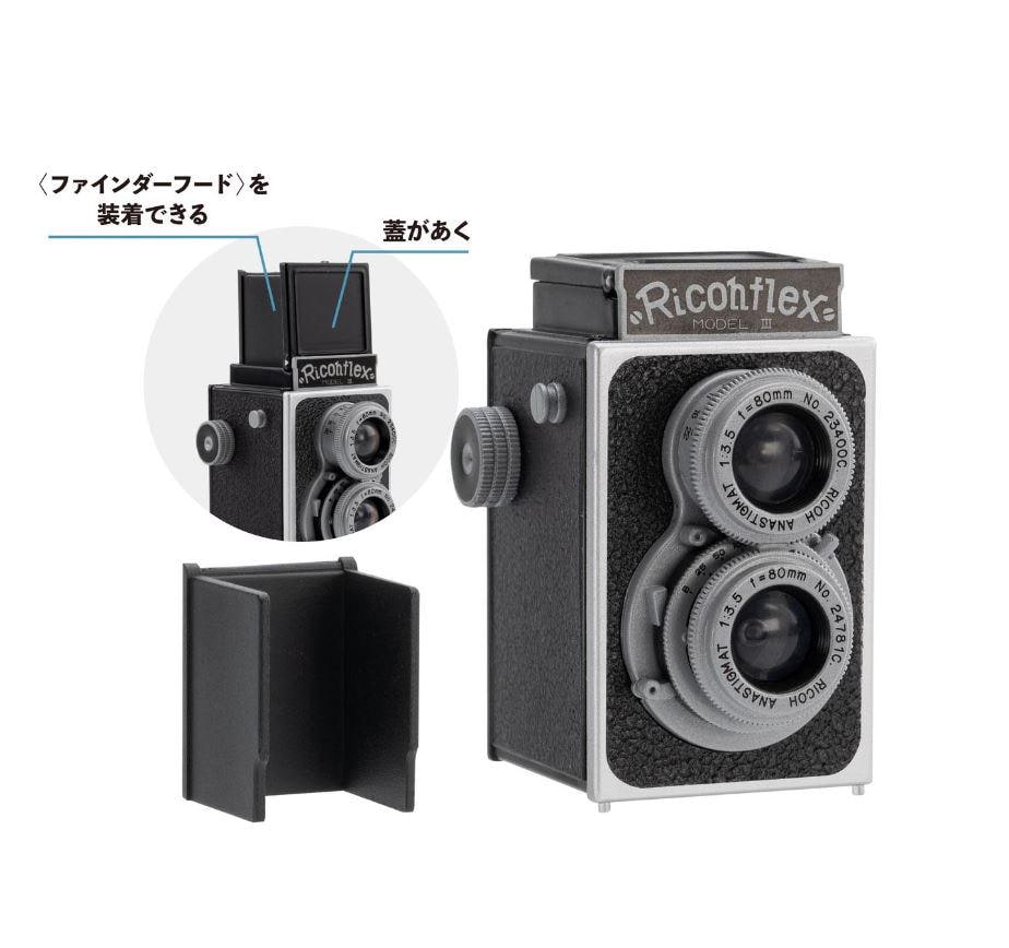Ricoh フィルムカメラ4台とアクセサリー SALE RICOH Camera Miniature Collection/ Diorama Accessories