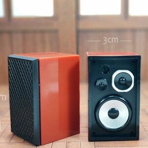Full Component Dollhouse Miniature Radio, Music Stereo Equipment ...