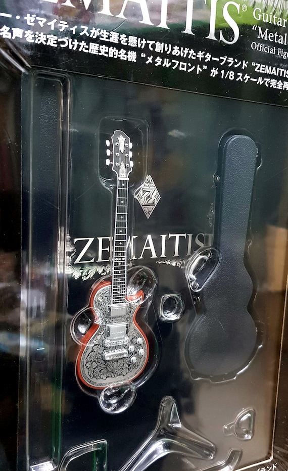 1/8 Scale ZEMAITIS Miniature Guitar Collection Metal Front