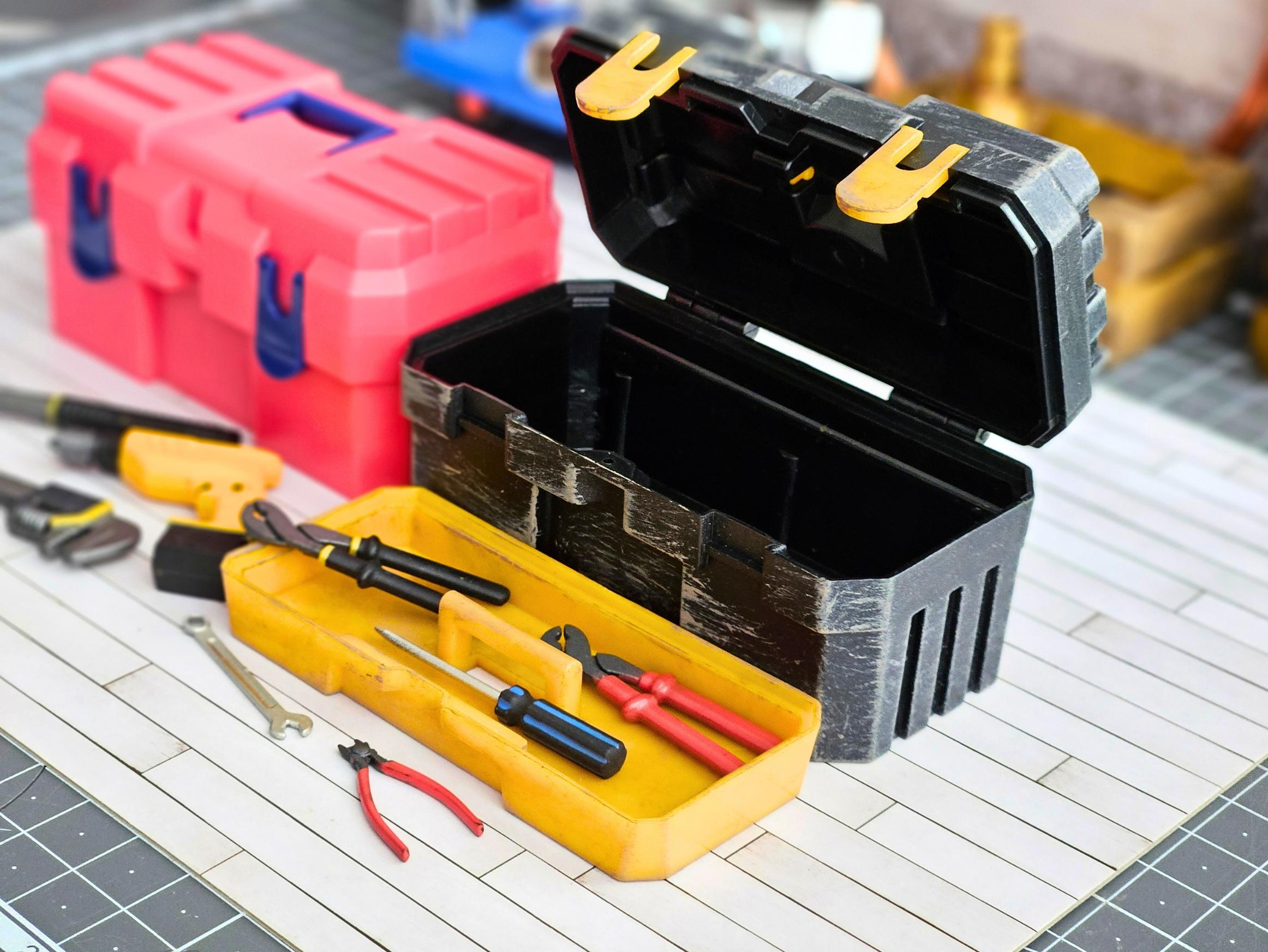 Diorama Miniature DIY Mini Power Tools and Tools Box - Etsy