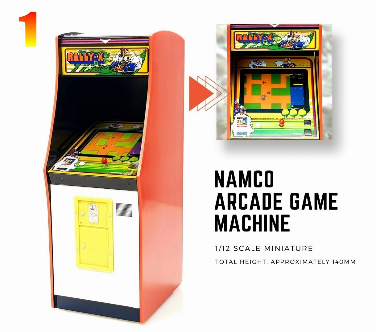 セール 1/12スケール ミニチュア ナムコ アーケードゲーム機 ジオラマ