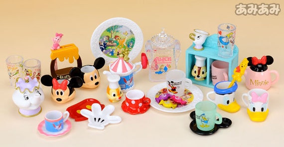 1/12 1/6 Scale Re-ment Dollhouse Miniature Disney Character Vintage  Tableware Collection Cups, Plate, Container and Etc -  Norway