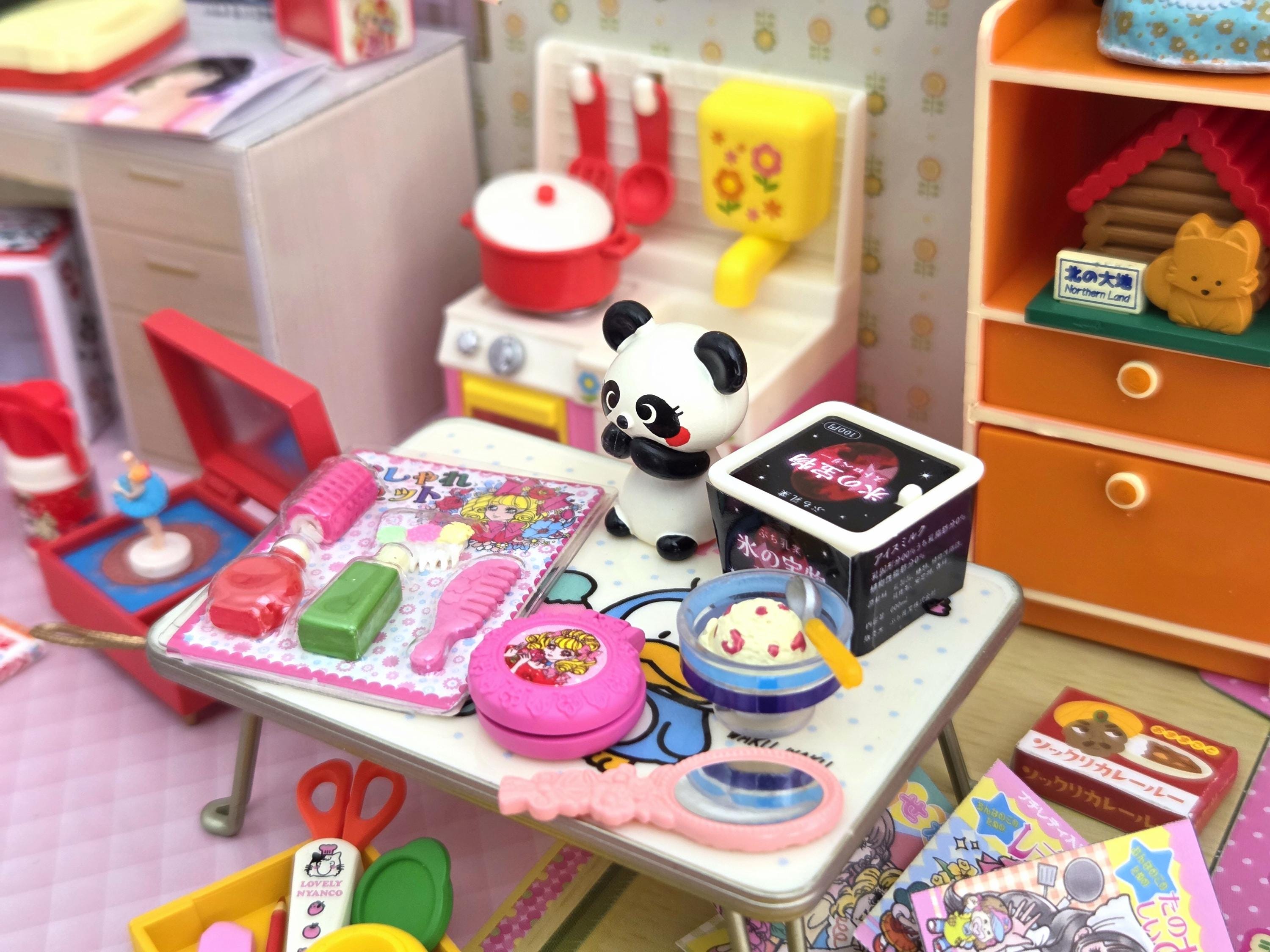 リーメント ドールハウス ミニチュアプチ 昭和レトロ 懐かしいお部屋の 