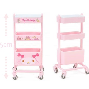 SALE  Sanrio My Melody Dollhouse Miniature Kitchen and Room Wagon / Trolley/ Storage cart