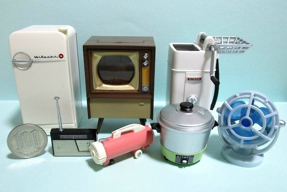 Re-ment Dollhouse Miniature Kitchen Appliances Oven, Microwave Oven, Coffee  Machine and Blender 