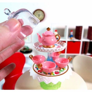 SALE リーメント re-ment Dollhouse Miniature Princess Tea set