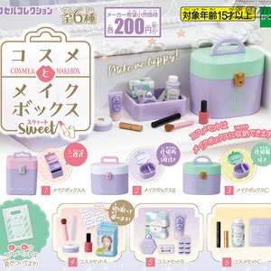 1/12 ~ 1/6 scale Dollhouse Miniature Cosmetics and Makeup Box (new color).