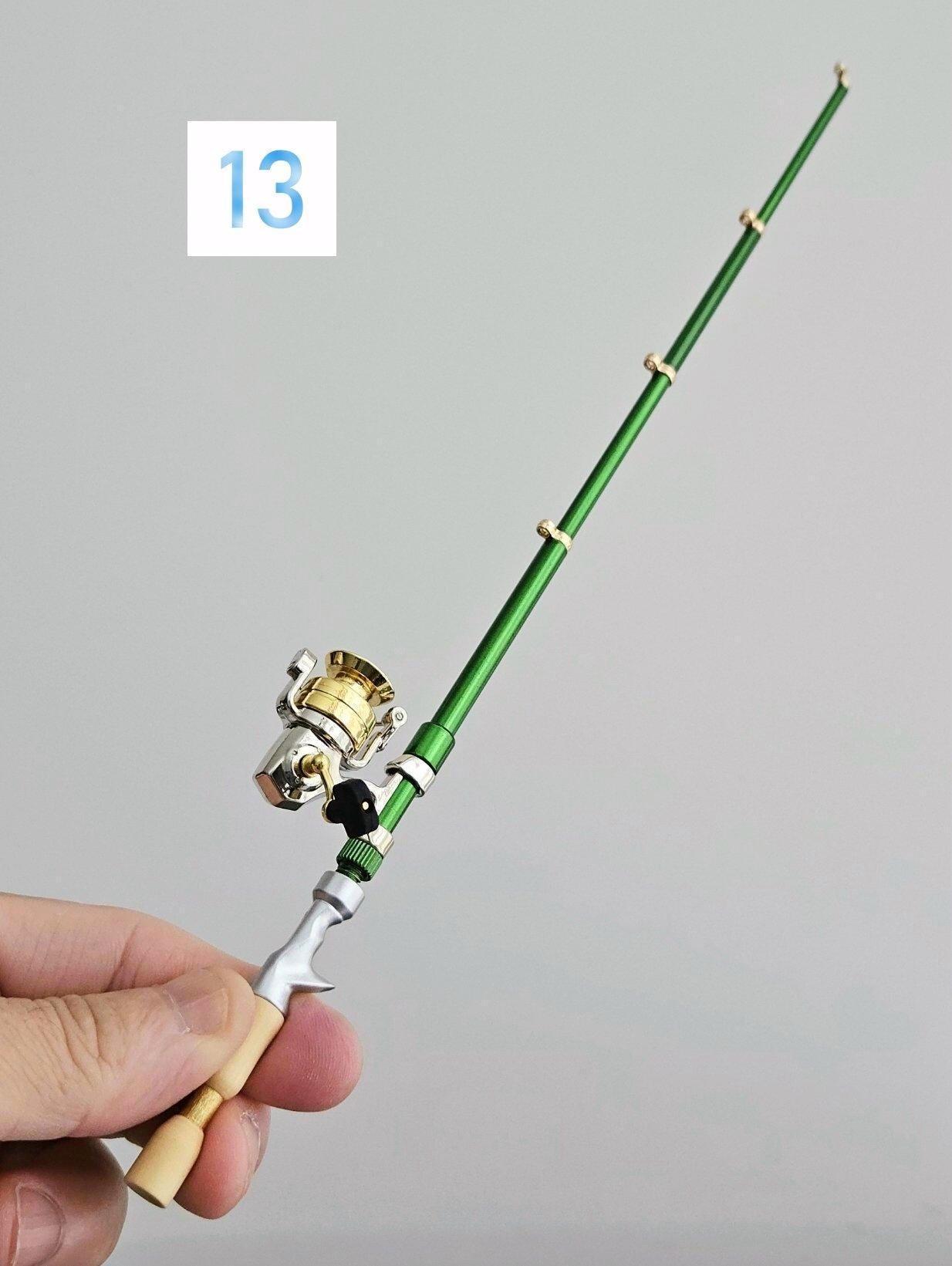 character fishing pole Real Catch! Miniature Mini Fishing Gear Mascot - Fishing Rod, Reel, Mini  Tackle Box, Lure Case, Fishing Tools and Other Accessories