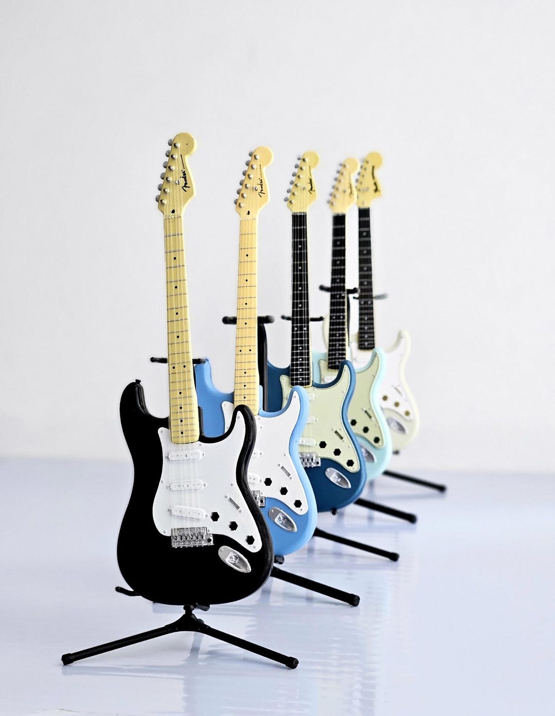 SALE 1/8 Scale Miniature Musical Instrument Guitar Collection - Etsy