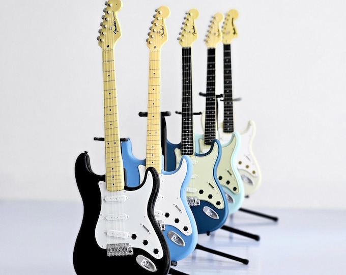 SALE 1/8 Scale Miniature Musical Instrument Guitar Collection - Etsy