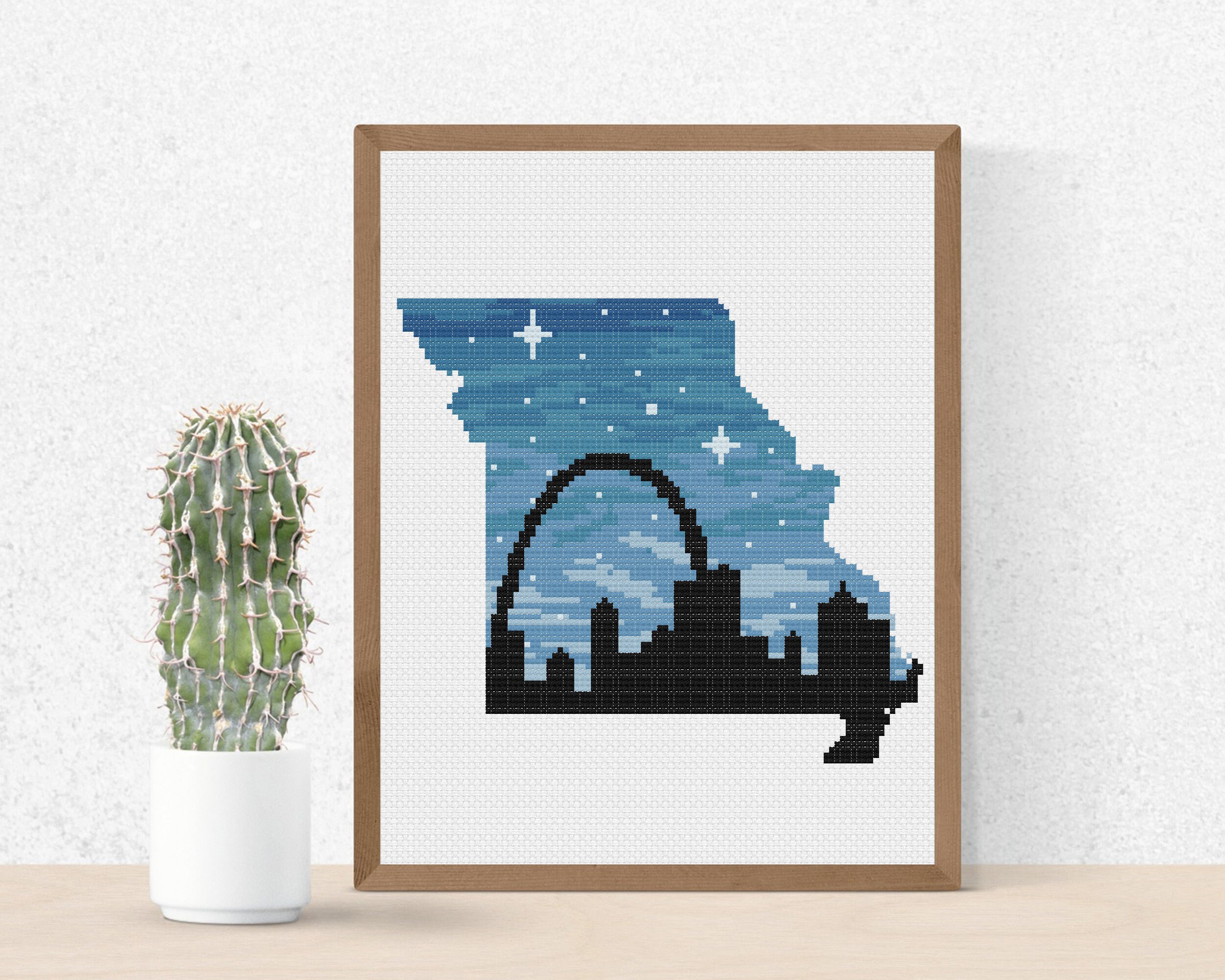 Saint Louis Missouri Cross Stitch Pattern Counted Cross Etsy
