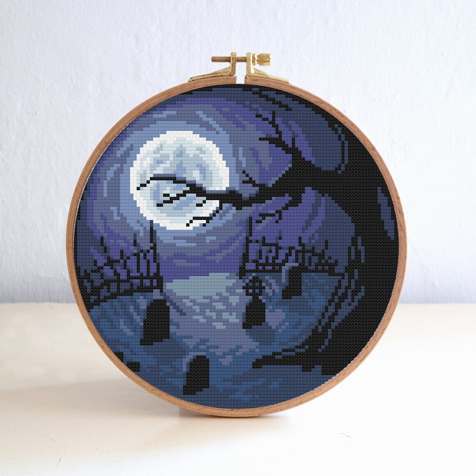 Halloween Haunted House Cross Stitch Pattern Set , Moon Night Star ...