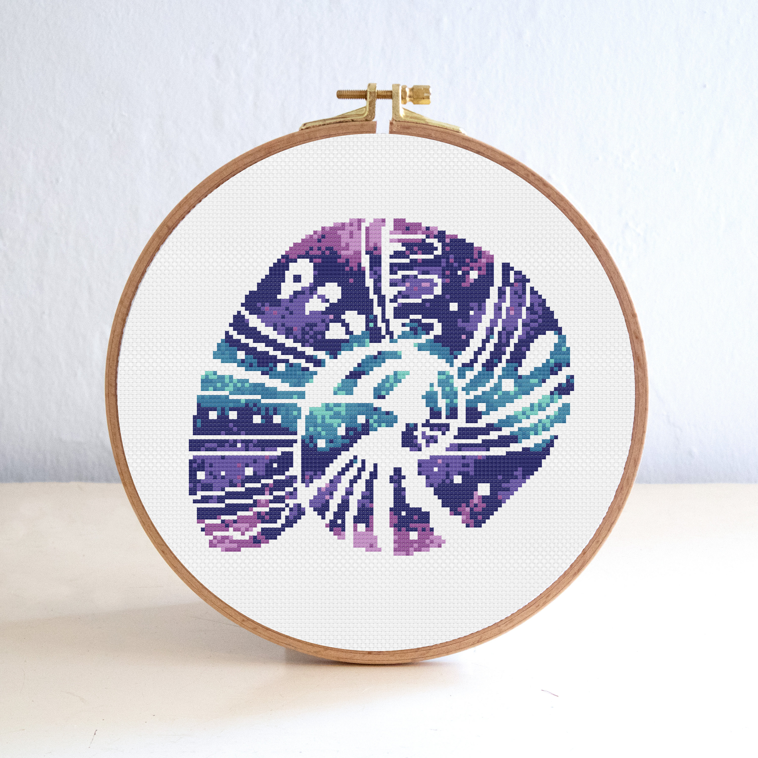 Mandala Sea Shell Cross Stitch Pattern Set , Beach Cross Stitch Pattern ...