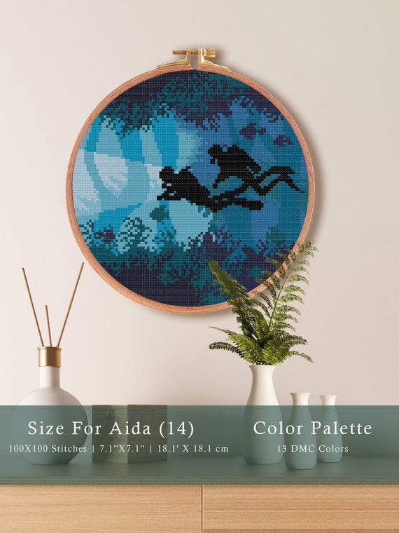 Dimensions X Stitch, Aida, Divers, One