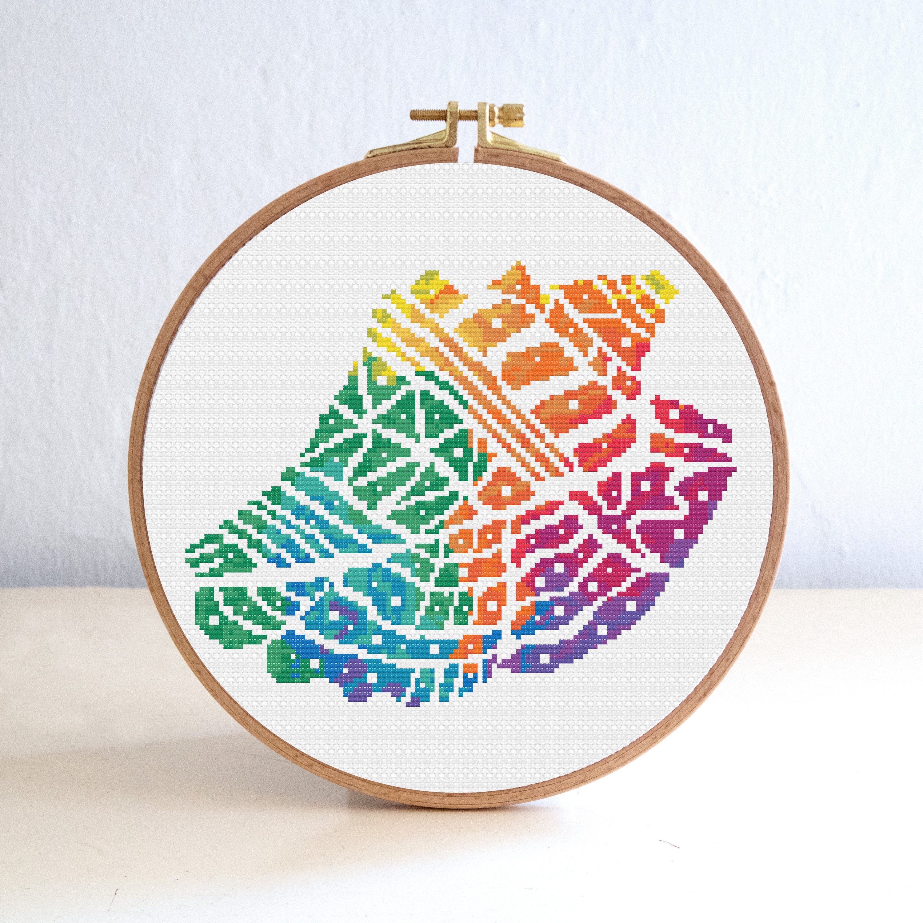 Sea Shell Cross Stitch Pattern Beach Ocean Cross Stitch | Etsy