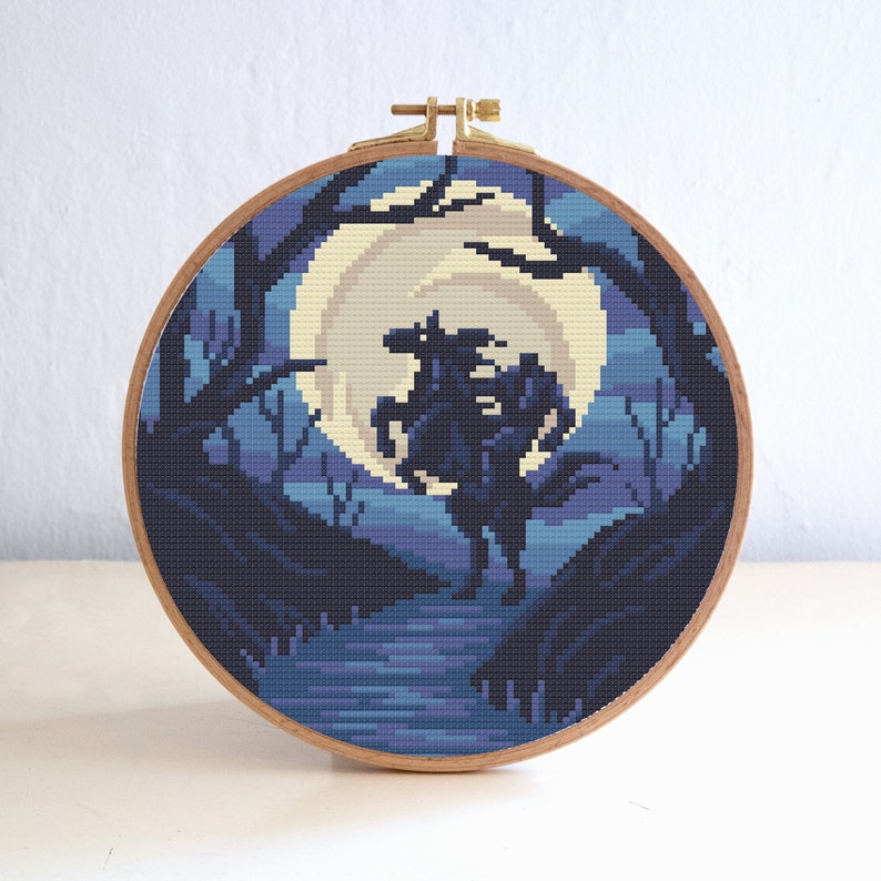 10 Halloween Cross Stitch Pattern Set Easy Withcy Ghosts - Etsy