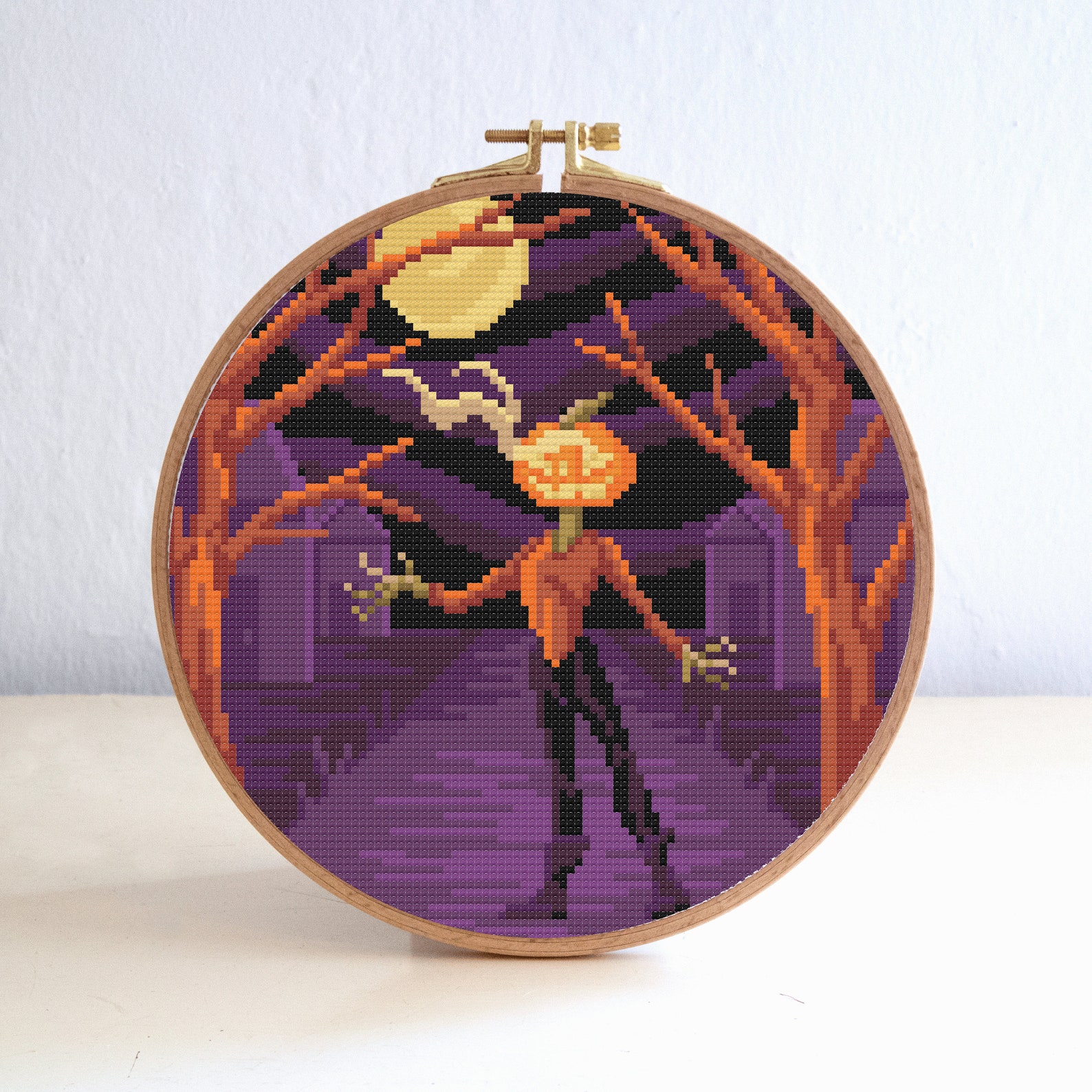 10 Halloween Cross Stitch Pattern Set Easy Withcy Ghosts - Etsy