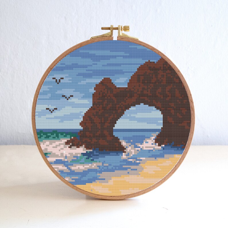 Ocean Cross Stitch Pattern Set Beach Sea Star Cross Stitch | Etsy