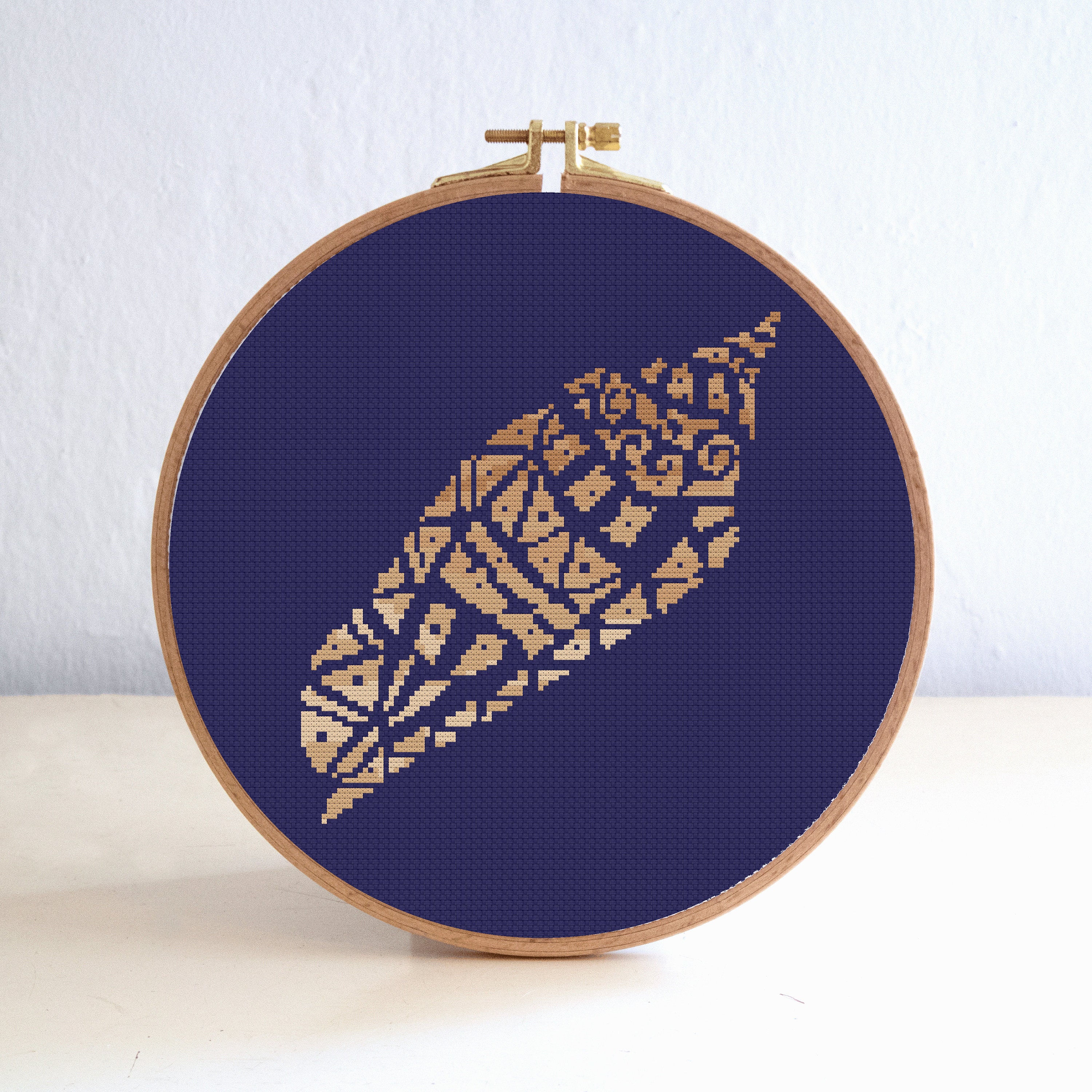 Mandala Sea Shell Cross Stitch Pattern Set Beach Cross | Etsy