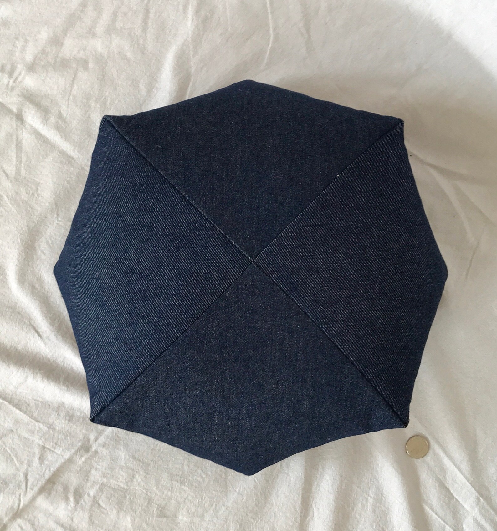 Navy Blue Floor Cushion Medium Etsy