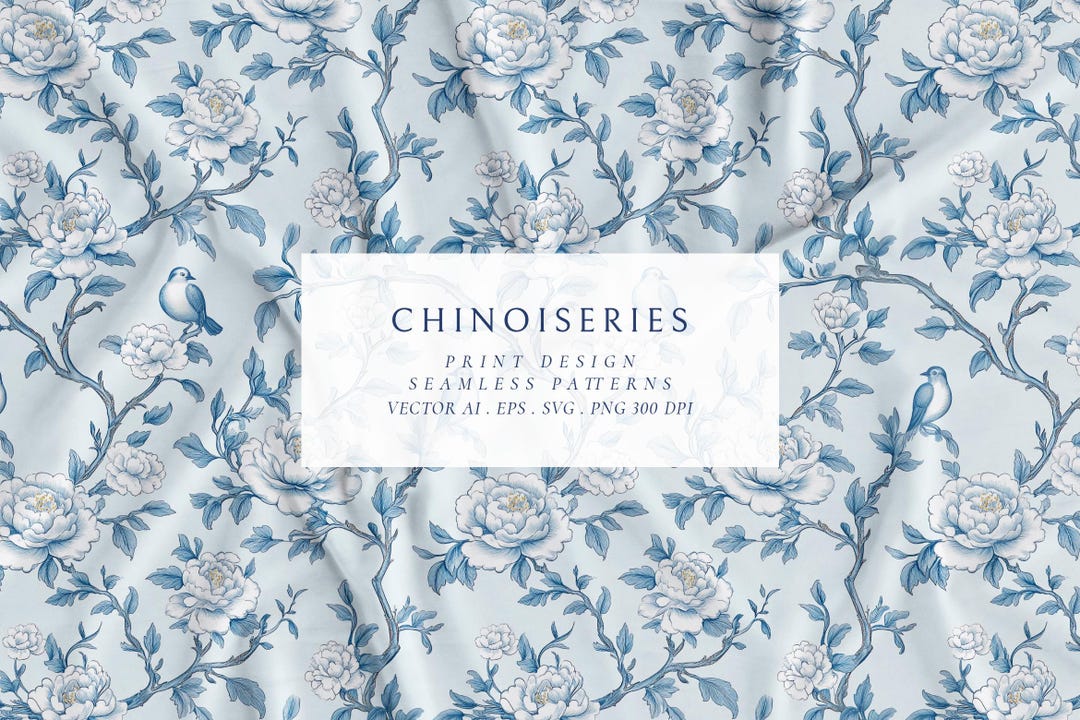 Chinese Traditional Floral Ornamental Print Design Seamless Pattern ...