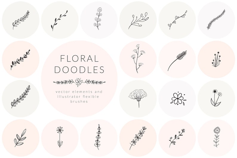 Download Png Hand Drawn Floral Doodles Svg Hand Drawn Doodle Florals Ai Vector Flexible Art Brushes Cricut Csh Eps Canva Vector Graphics Psd Drawing Illustration Art Collectibles Jewellerymilad Com
