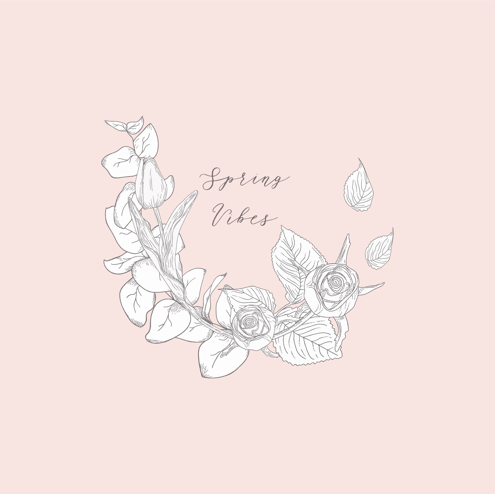 Geometric Vector Floral Frames. SVG EPS PNG. Round oval | Etsy