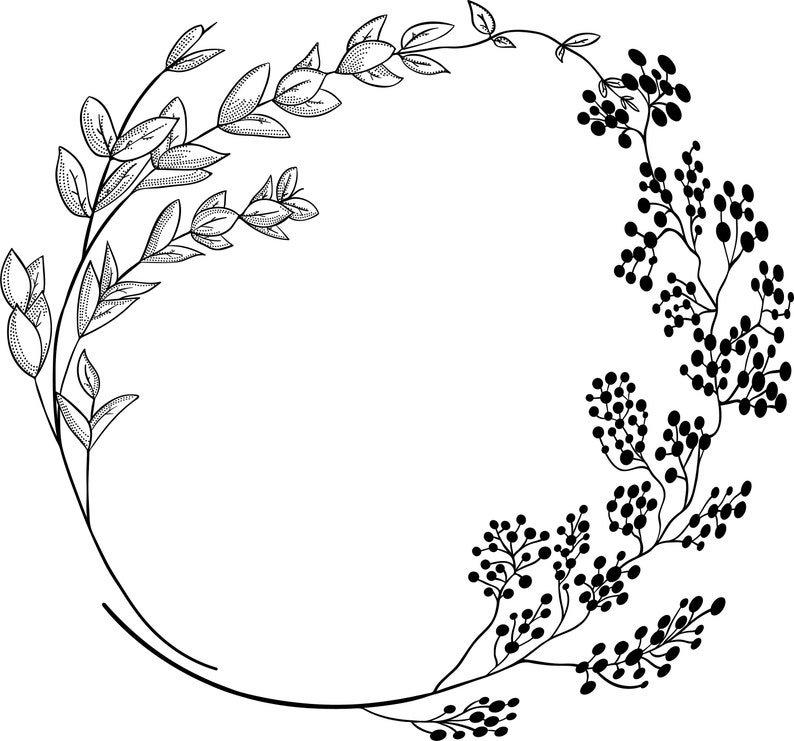 Free Free Flower Wreath Vector Svg 187 SVG PNG EPS DXF File