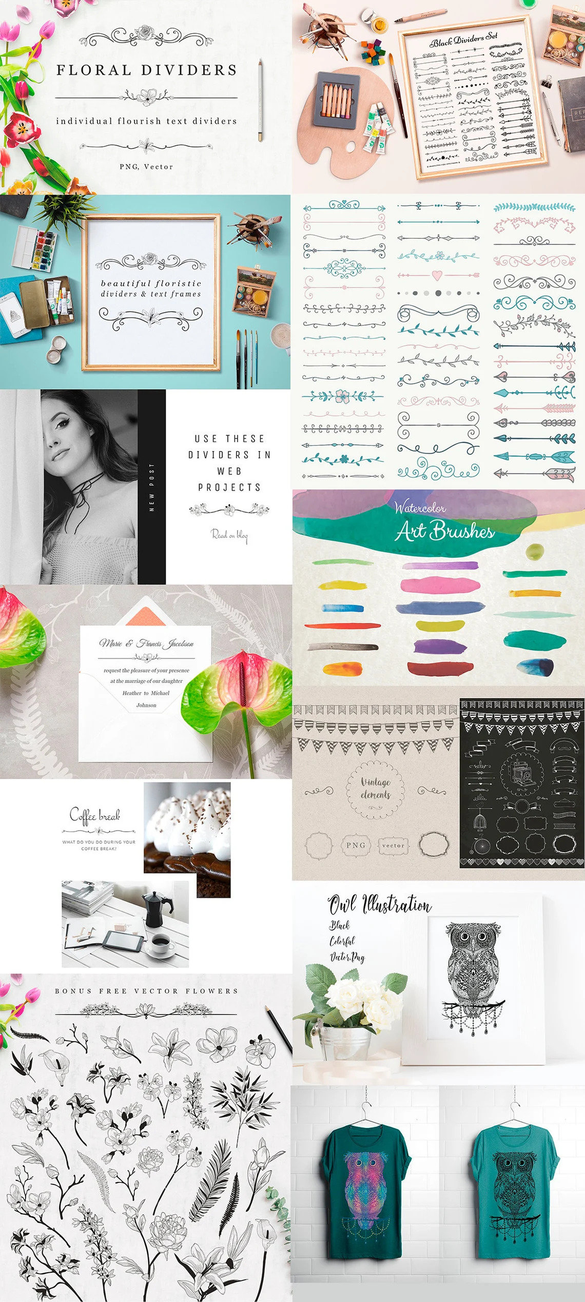 SALE Graphic Bundle 99% OFF, Dreamy Graphic Bundle, Seamless Pattern ...
