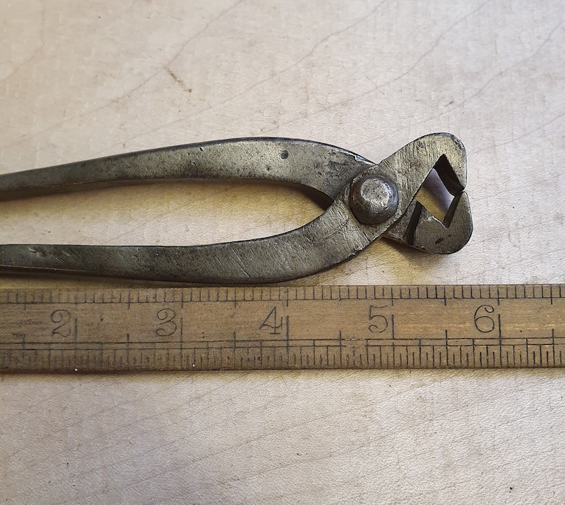 Vintage Set of Leatherworking / Carpenters Pincers / Pliers / Nail