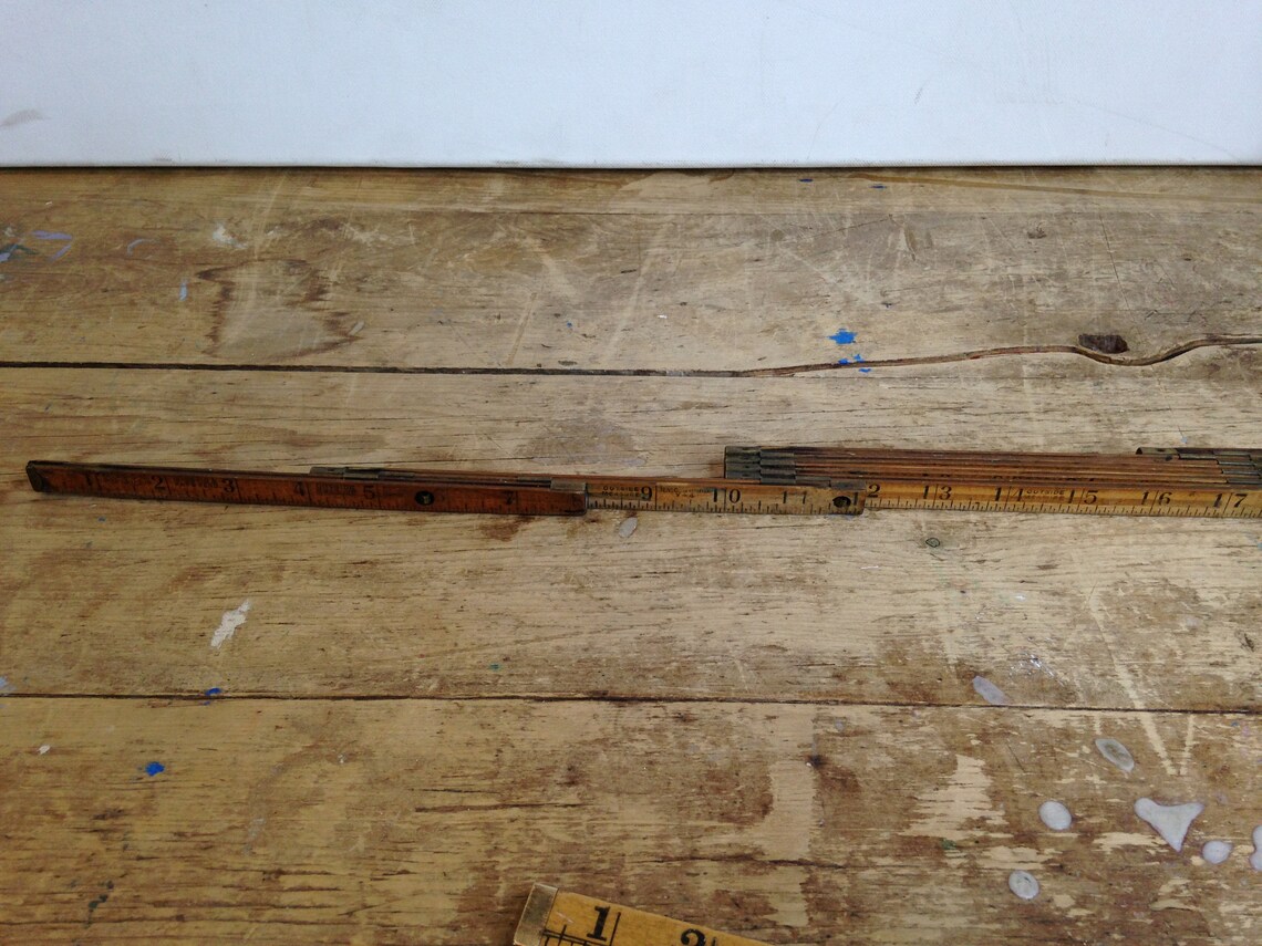 Rare Interlox Wooden Rule No.106 Master Rule Mfg.Co. Inc NYC | Etsy