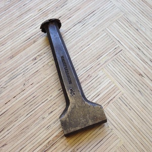 Antique W. Marples & Son Leatherworking Tool. Shaping, Creasing Saddlers Or Cobblers Tool.