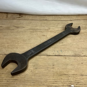 Vintage Superslim 1/2 & 5/8 Inch Whitworth Open Ended Spanner.