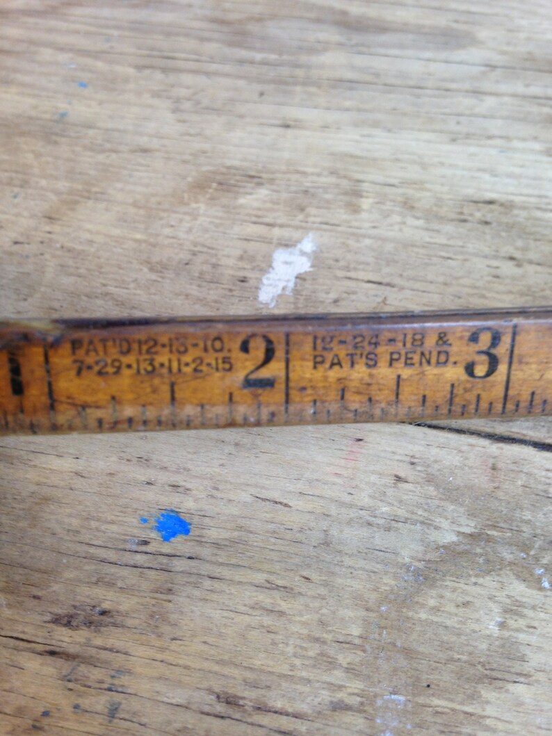 Rare Interlox Wooden Rule No.106 Master Rule Mfg.Co. Inc NYC | Etsy