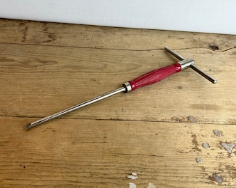 Vintage Spinning T Handle Screwdriver. Service Cabinet Tool.