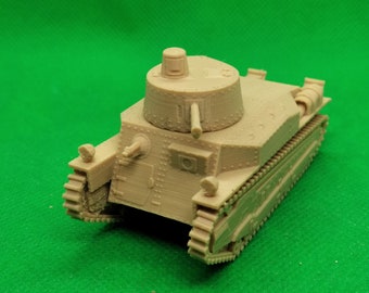 1/72 scale Japanese Type 89 I-Go medium tank (early production), World War Two, WW 2, Sino-Japanese War, 3D printed, wargaming, modelling