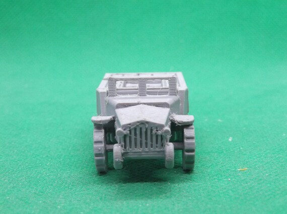 3D printed 1//72 scale World War 2 French Laffly W15T light artillery tractor