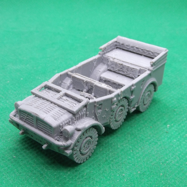 1/72スケールのドイツ軍用オフロードカー、ホルヒ108タイプ1a、第二次世界大戦、3Dプリント、ウォーゲーム、モデリング